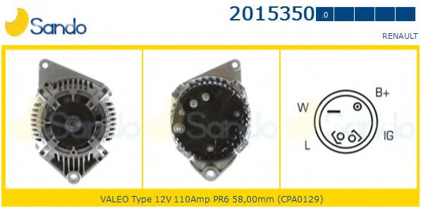 Генератор SANDO 2015350.0