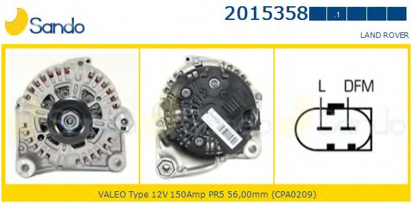 Генератор SANDO 2015358.1