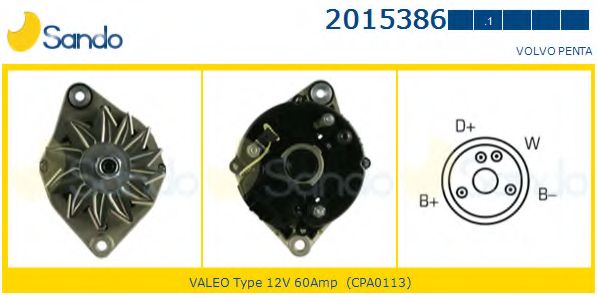 Генератор SANDO 2015386.1