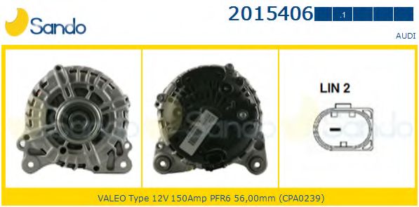 Генератор SANDO 2015406.1