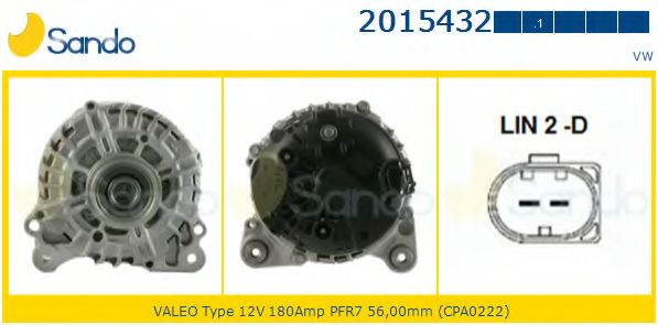 Генератор SANDO 2015432.1