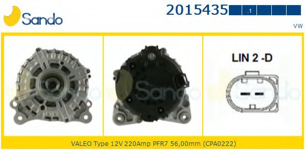 Генератор SANDO 2015435.1