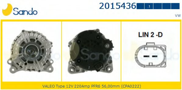 Генератор SANDO 2015436.1