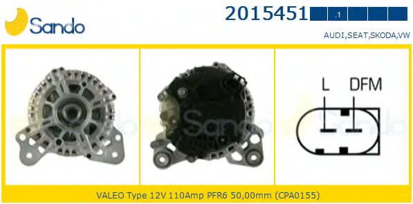 Генератор SANDO 2015451.1