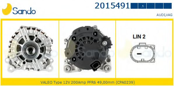 Генератор SANDO 2015491.1