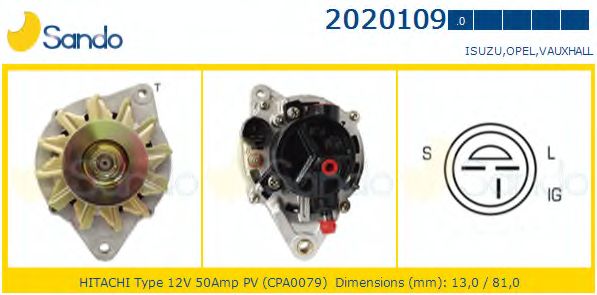 Генератор SANDO 2020109.0