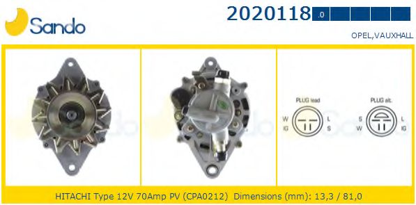Генератор SANDO 2020118.0