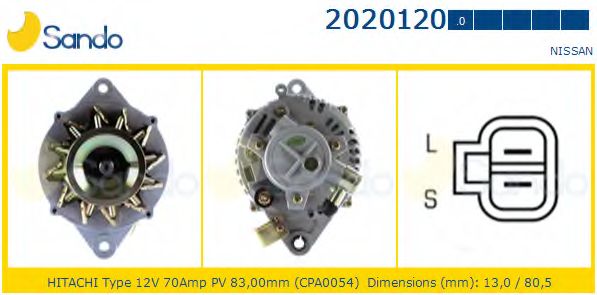 Генератор SANDO 2020120.0