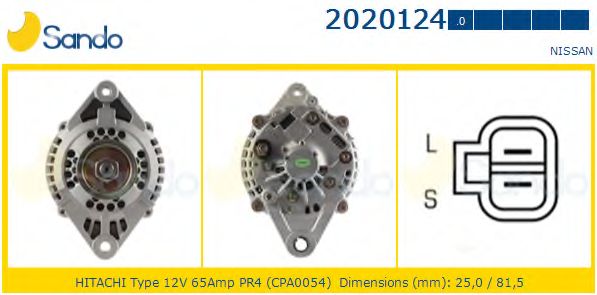 Генератор SANDO 2020124.0
