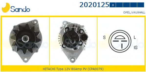 Генератор SANDO 2020125.0