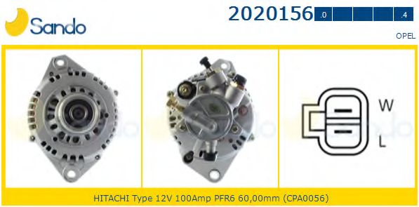 Генератор SANDO 2020156.0