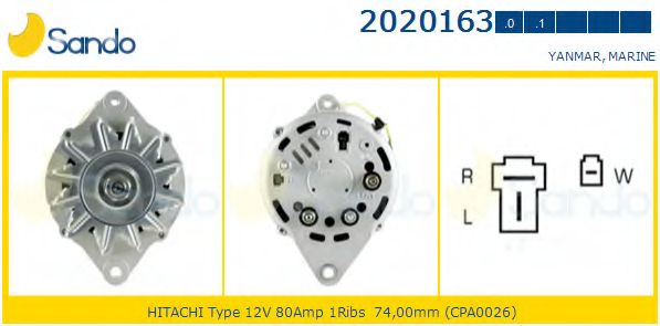 Генератор SANDO 2020163.0