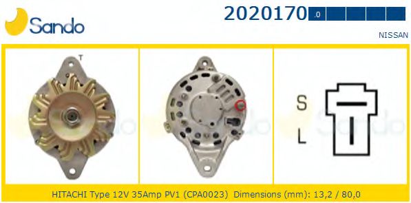 Генератор SANDO 2020170.0