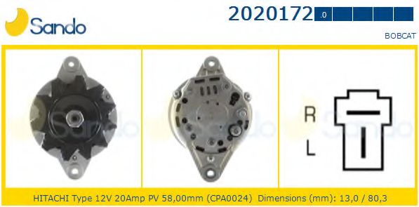Генератор SANDO 2020172.0