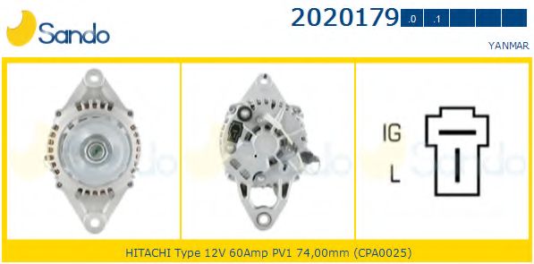 Генератор SANDO 2020179.0