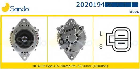 Генератор SANDO 2020194.0