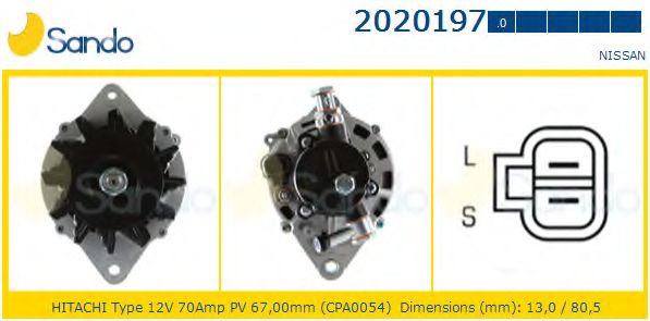 Генератор SANDO 2020197.0