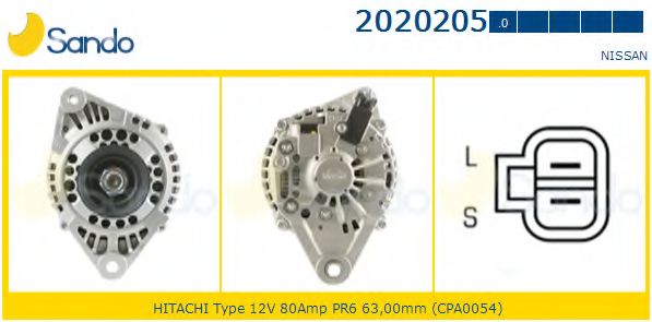 Генератор SANDO 2020205.0