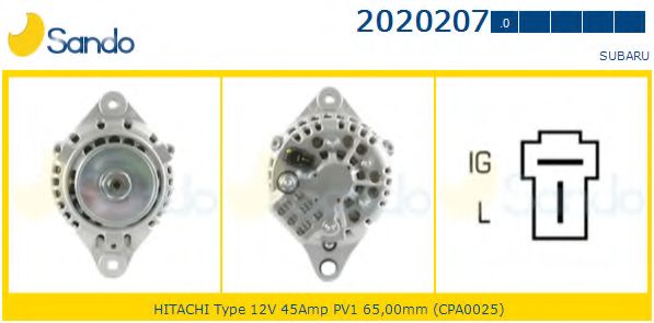 Генератор SANDO 2020207.0