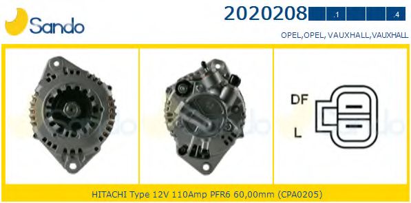 Генератор SANDO 2020208.1
