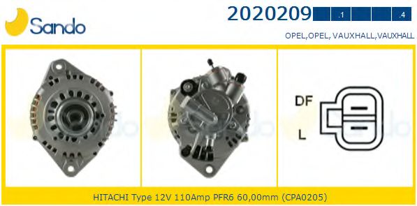 Генератор SANDO 2020209.1