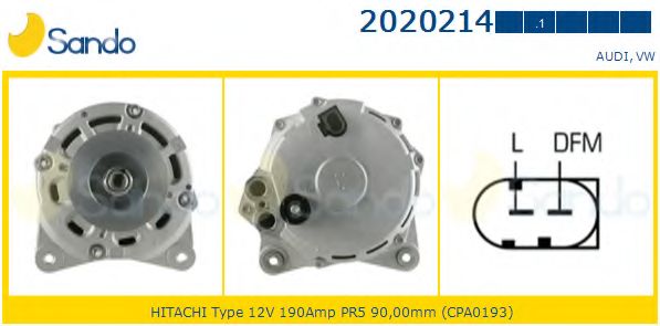 Генератор SANDO 2020214.1