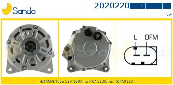 Генератор SANDO 2020220.1
