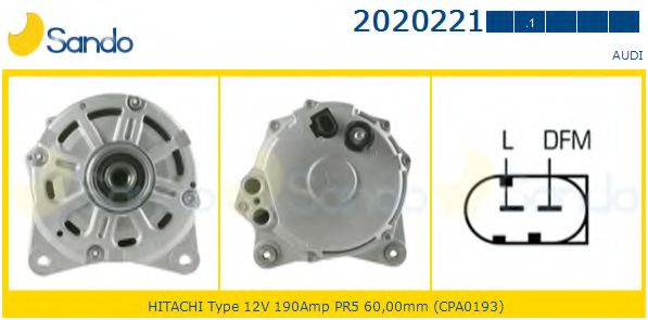 Генератор SANDO 2020221.1