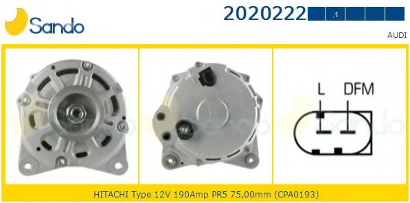 Генератор SANDO 2020222.1