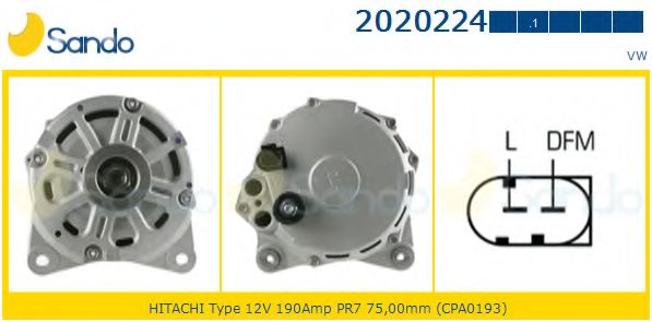 Генератор SANDO 2020224.1
