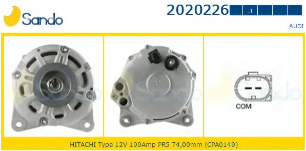 Генератор SANDO 2020226.1