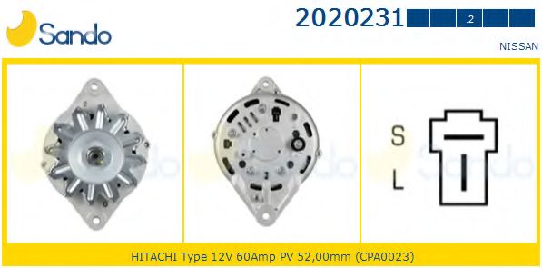 Генератор SANDO 2020231.2