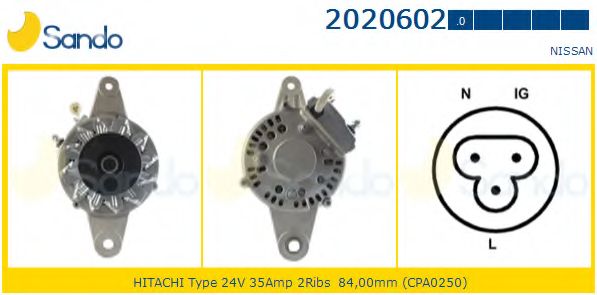 Генератор SANDO 2020602.0