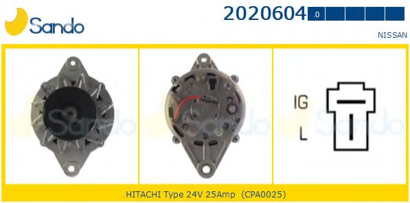 Генератор SANDO 2020604