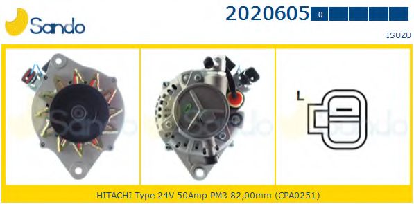 Генератор SANDO 2020605.0