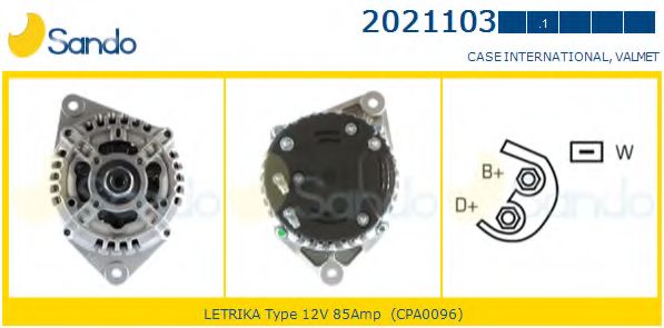 Генератор SANDO 2021103.1