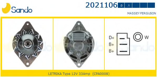 Генератор SANDO 2021106.1