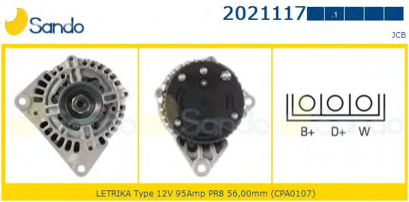 Генератор SANDO 2021117.1