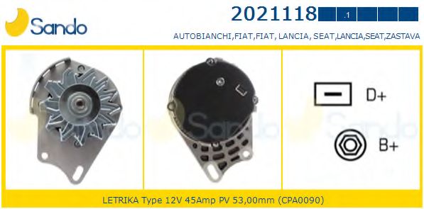 Генератор SANDO 2021118.1