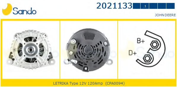 Генератор SANDO 2021133.1