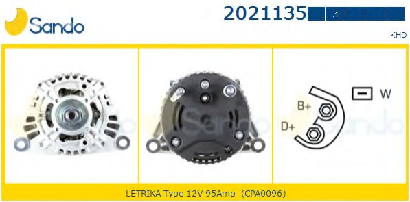 Генератор SANDO 2021135.1