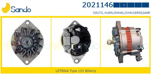 Генератор SANDO 2021146.1