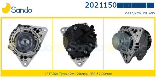 Генератор SANDO 2021150.1