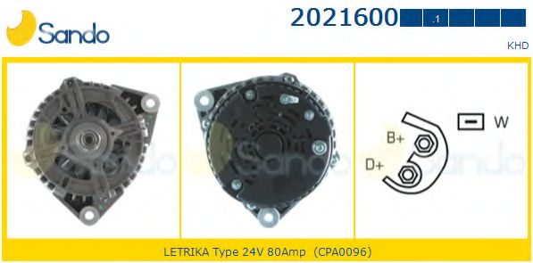 Генератор SANDO 2021600.1