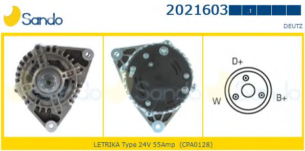 Генератор SANDO 2021603.1