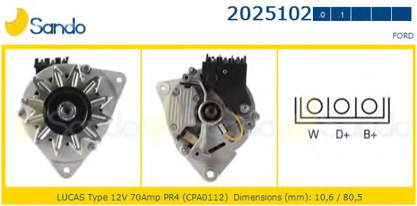 Генератор SANDO 2025102.0