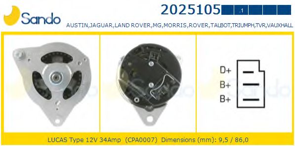 Генератор SANDO 2025105.1