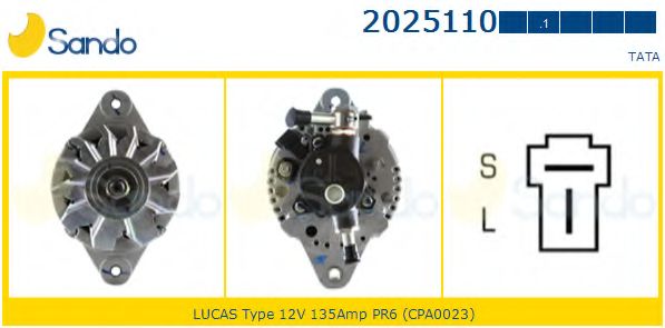 Генератор SANDO 2025110.1
