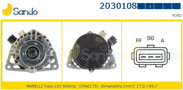 Генератор SANDO 2030108.1