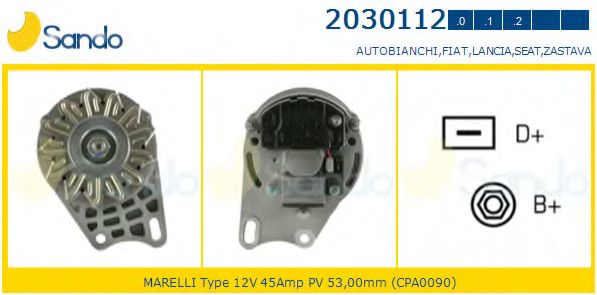 Генератор SANDO 2030112.0